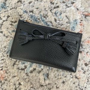 Black Leather “Hayes” Kate Spade Wallet